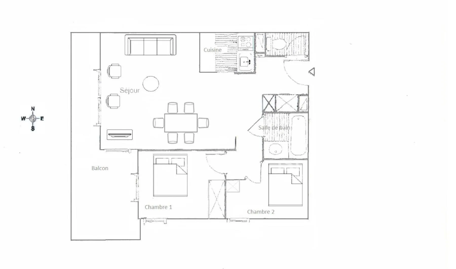 Residence Lachat - Bel Appartement 3 Pieces 6 Personnes Proche De Meribel Centre Mae-2331 Les Allues Apartamento